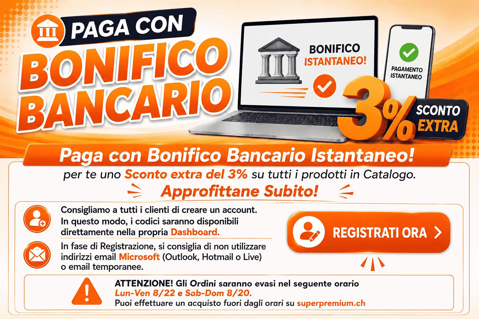 MONDOKEY - Paga con Bonifico Bancario Istantaneo